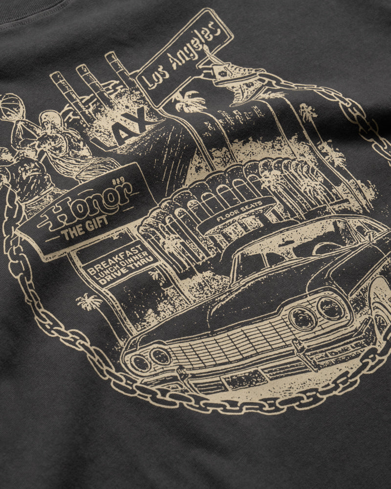 Honor The Gift LA Chain City Tee - Vintage Black