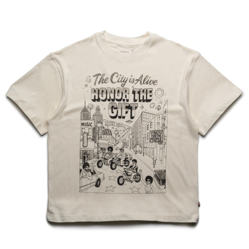 Honor The Gift The City Is Alive Tee - Bone