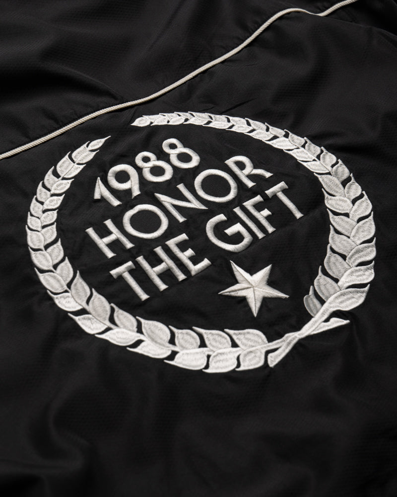 Honor The Gift Honeycomb Ripstop Track Jacket - Black