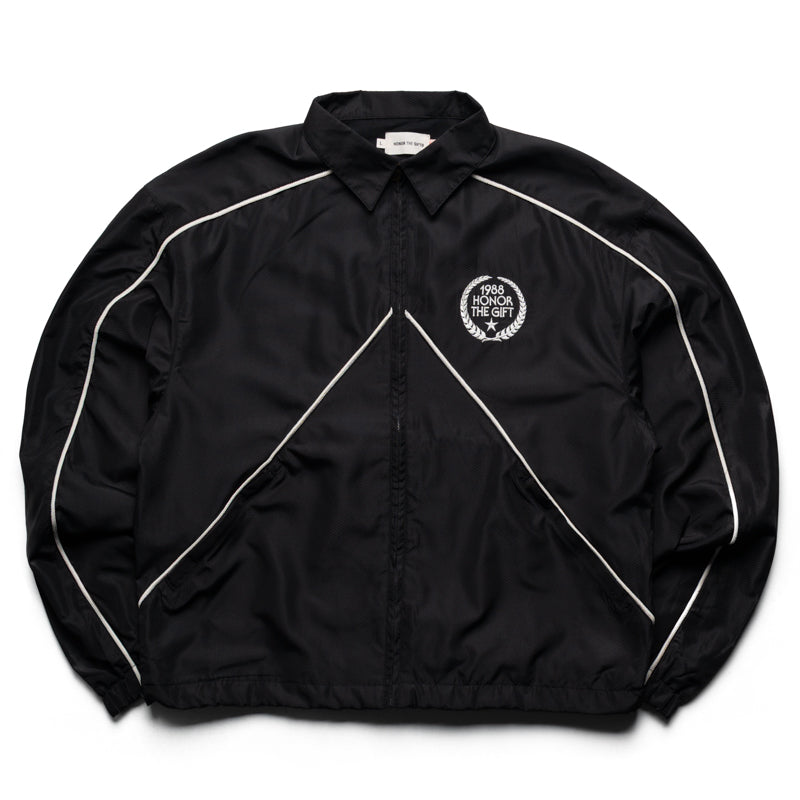 Honor The Gift Honeycomb Ripstop Track Jacket - Black