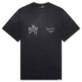 Hand Drawn Thoroughbred Dogs T-Shirt - Aged Black