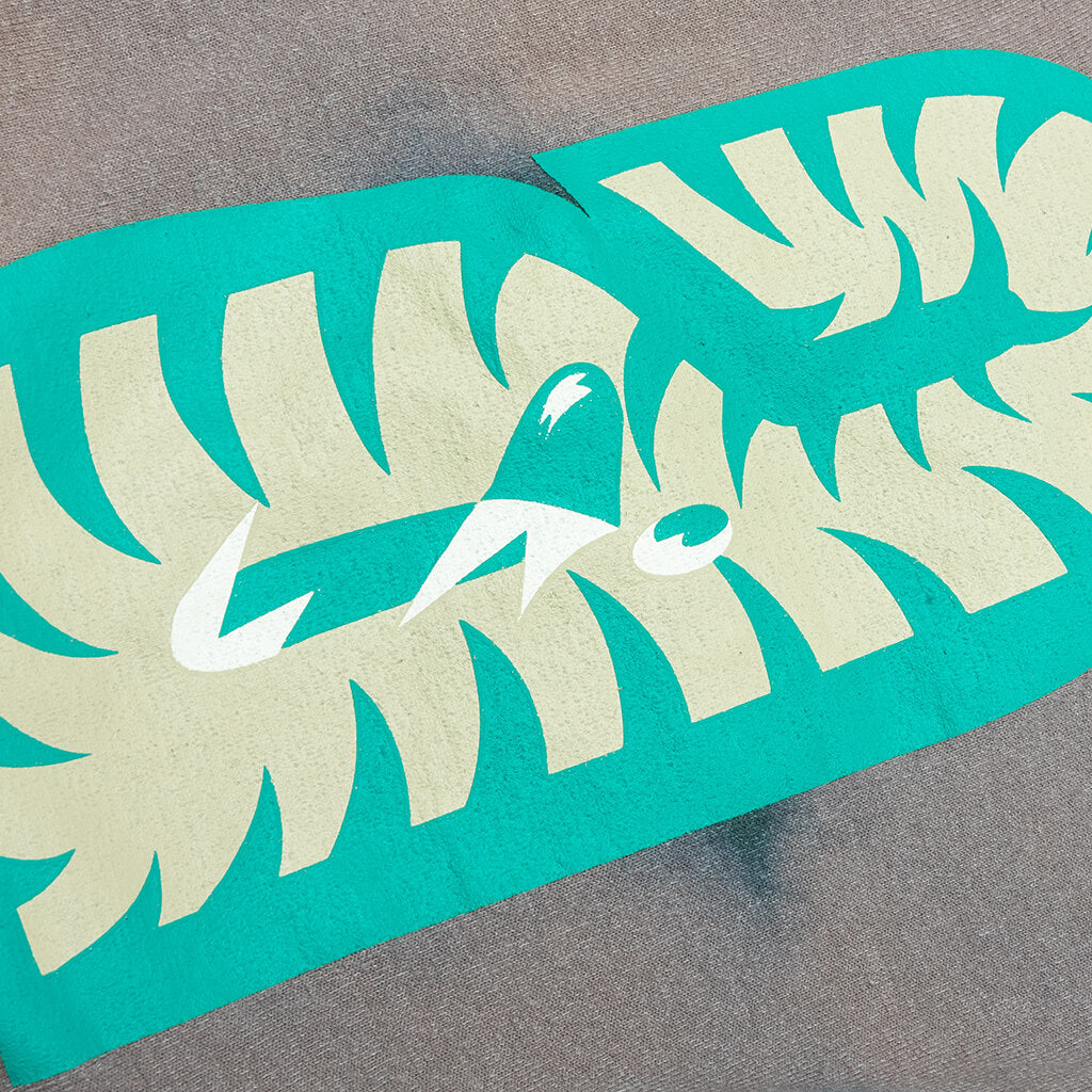 Hand Dye Shark Full Zip Hoodie - Green
