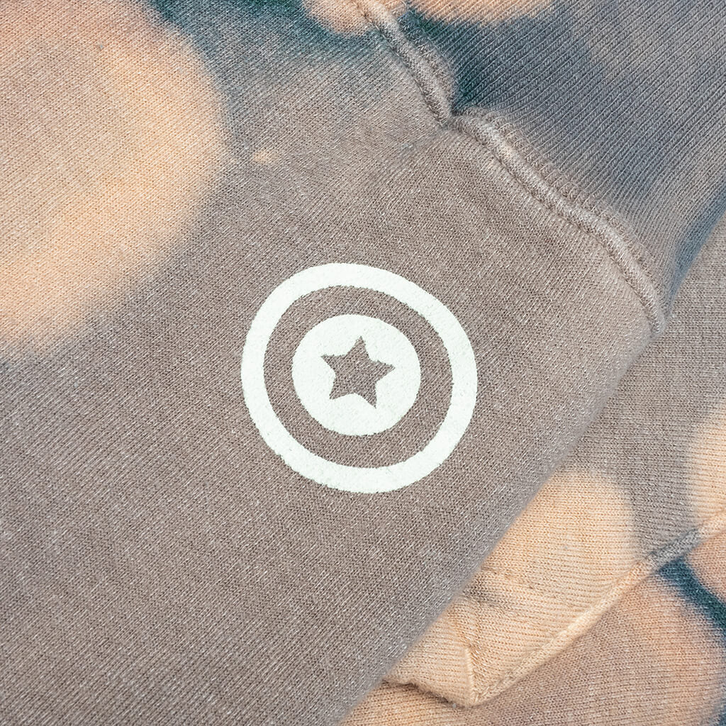 Hand Dye Shark Full Zip Hoodie - Green