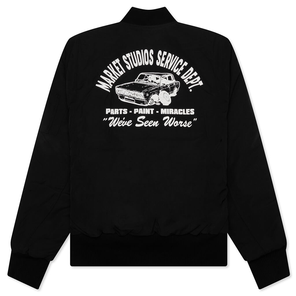 Handyman Reversible Bomber Jacket - Pirate Black/Wood Camo