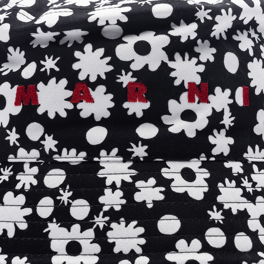 Pop Fields Bucket Hat - Black