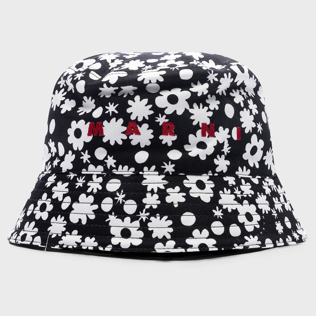 Pop Fields Bucket Hat - Black