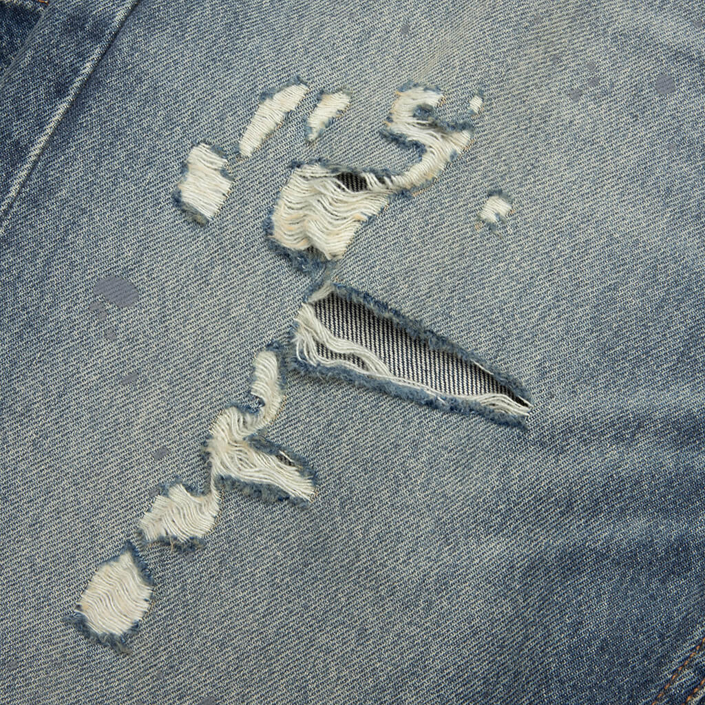 Hazlow Denim Pant - Hendrix Blue Repair