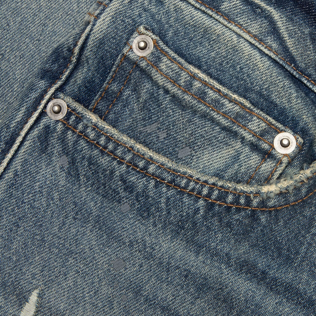 Hazlow Denim Pant - Hendrix Blue Repair