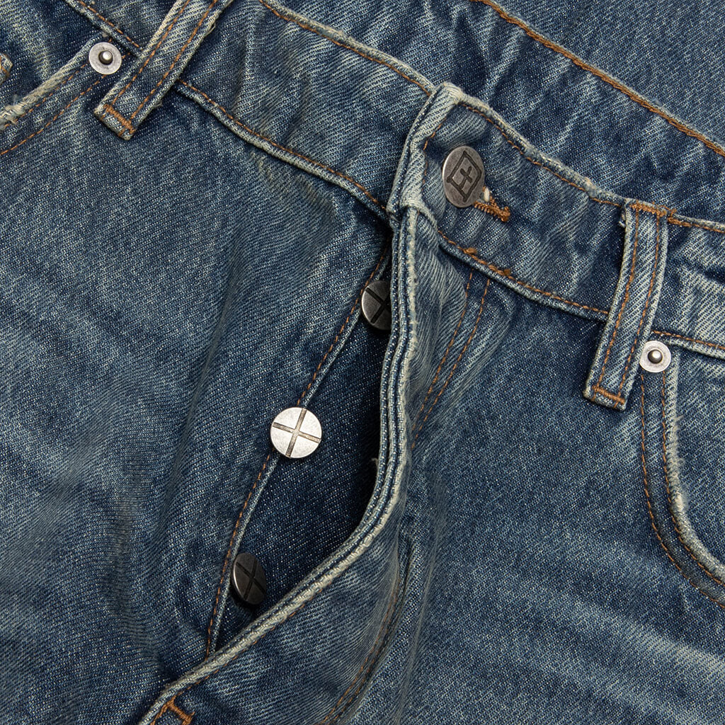 Hazlow Denim Pant - Hendrix Blue Repair