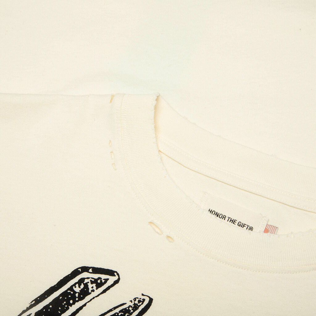 Heart & Pride Tee - Bone