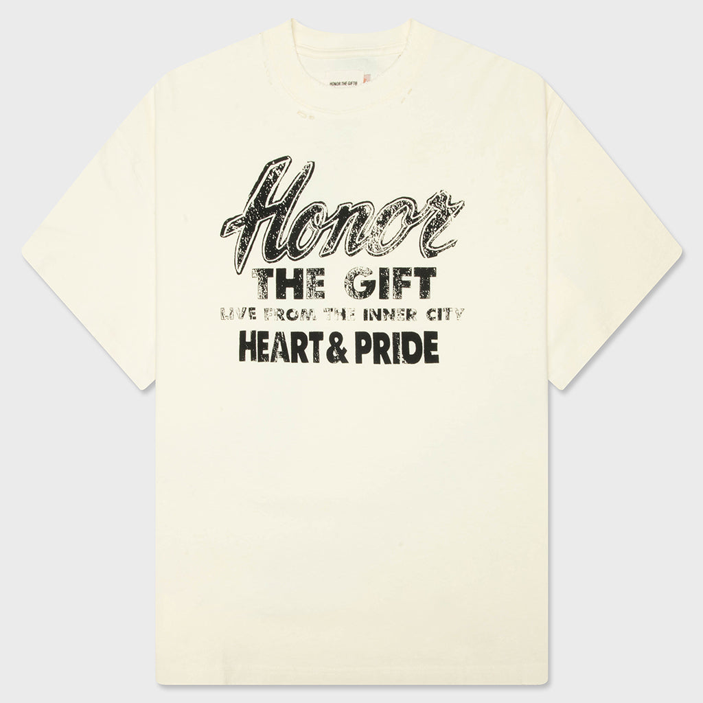 Heart & Pride Tee - Bone