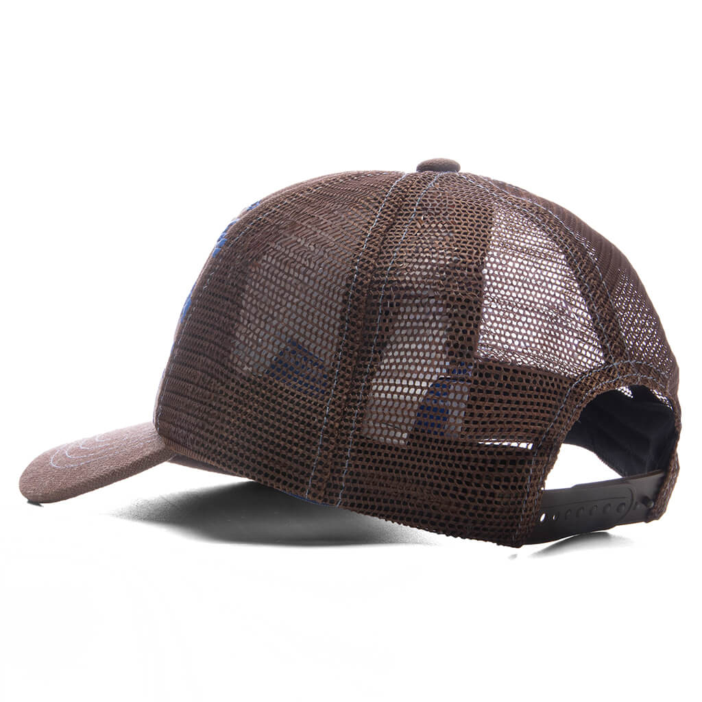 Heaven Trucker Cap - Brown Denim