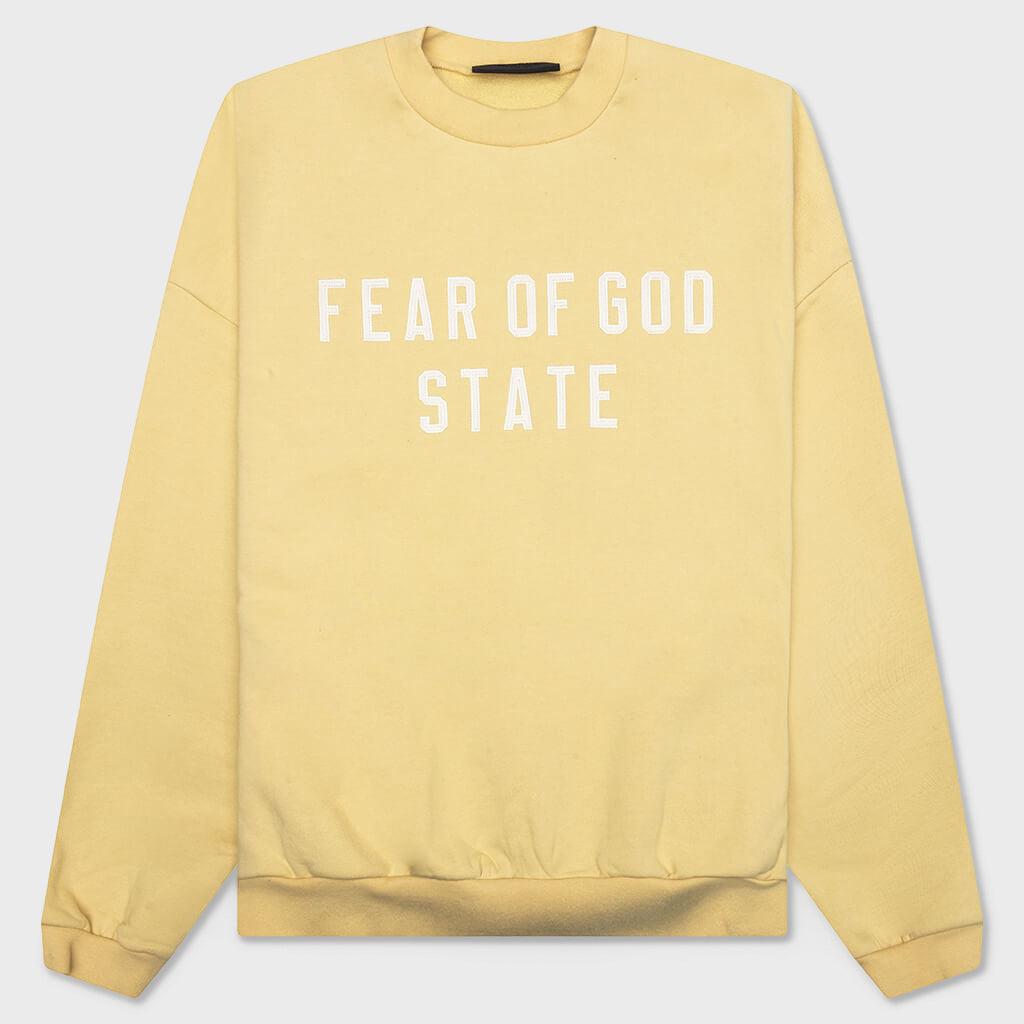 Heavy Fleece Crewneck - Amber