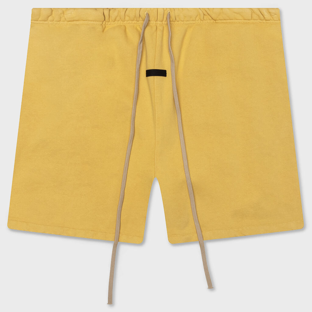 Heavy Fleece Soccer Short - Amber