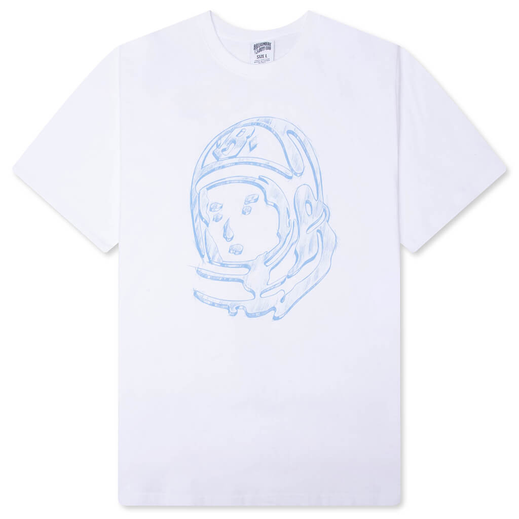 Helmet Sketch S/S Tee - White