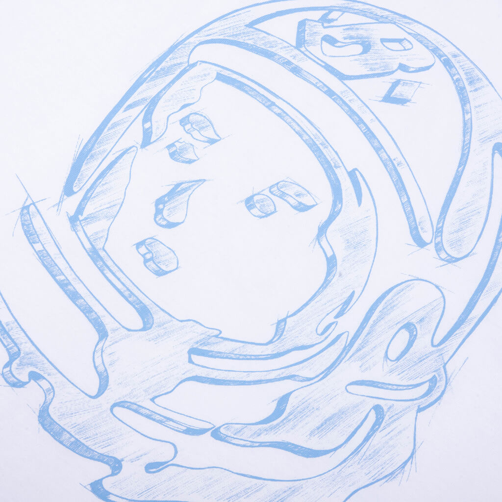Helmet Sketch S/S Tee - White