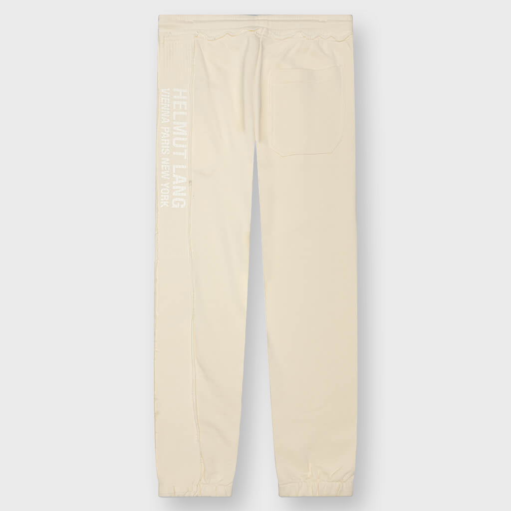 Trapunto Jogger - Custard