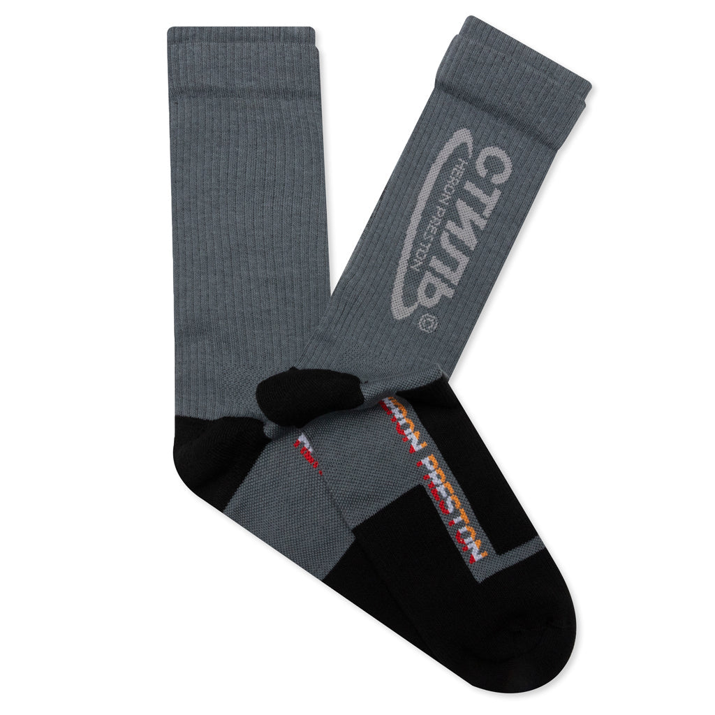CTNMB Halo Double Cuff Socks - Anthracite