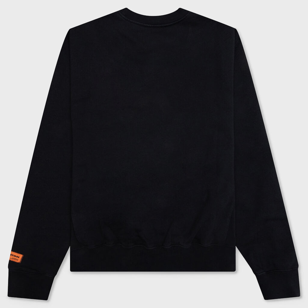 Censored Heron Crewneck - Black/White