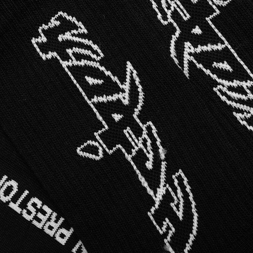 HP Arcade Long Socks - Black/White