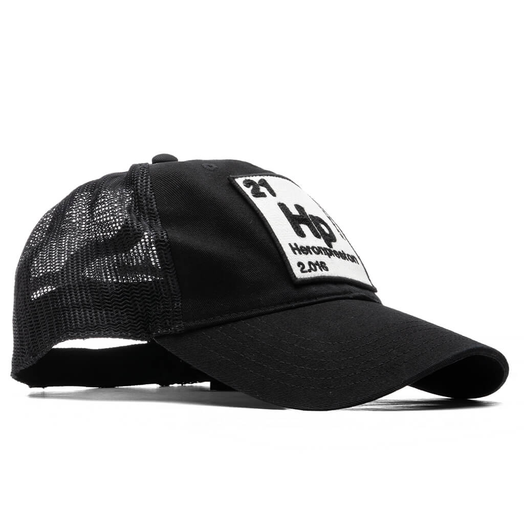 HP Periodic Patch Trucker Hat - Black/White
