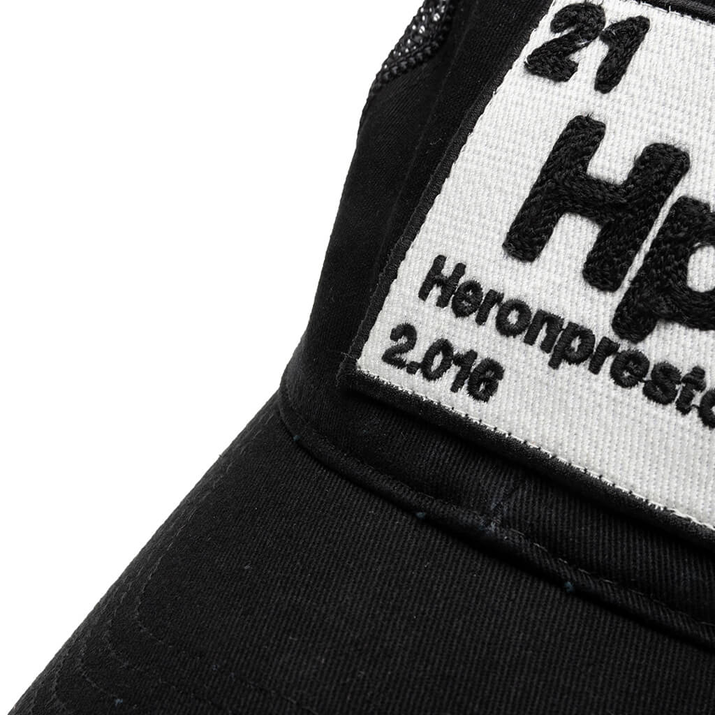 HP Periodic Patch Trucker Hat - Black/White