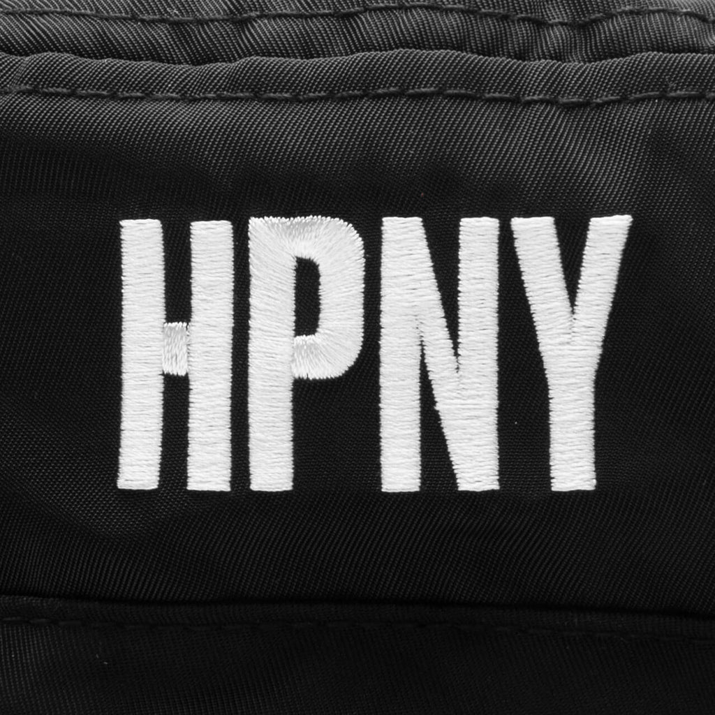 HPNY EMB Nylon Bucket Hat - Black/White