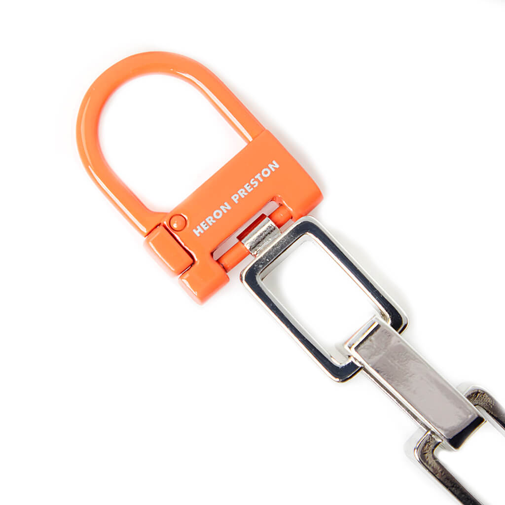 Multi Chain Square Bracelet - Silver/Orange