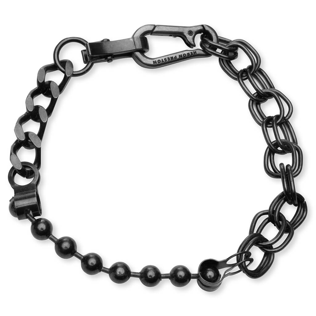 Multichain Necklace - Black/No Color