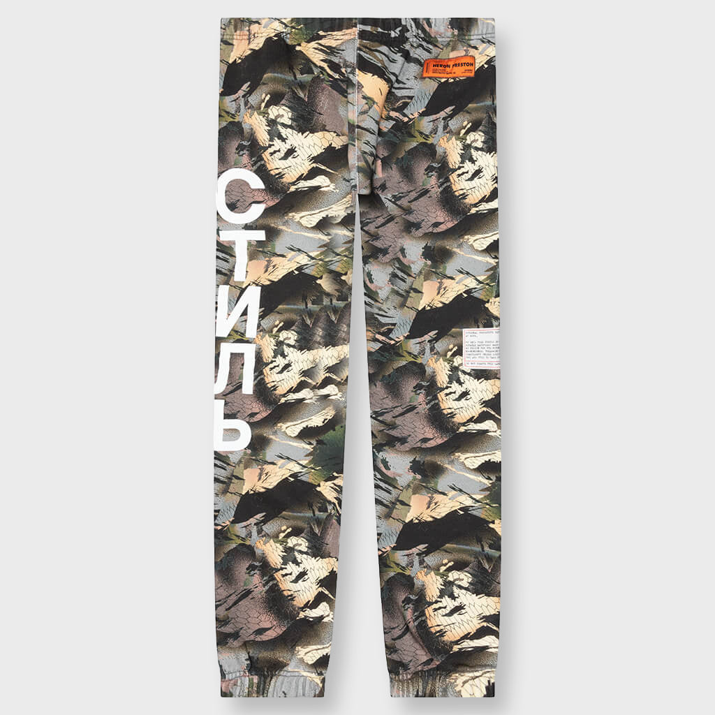 Plain Sweatpants Camo CTNMB - Camouflage Green