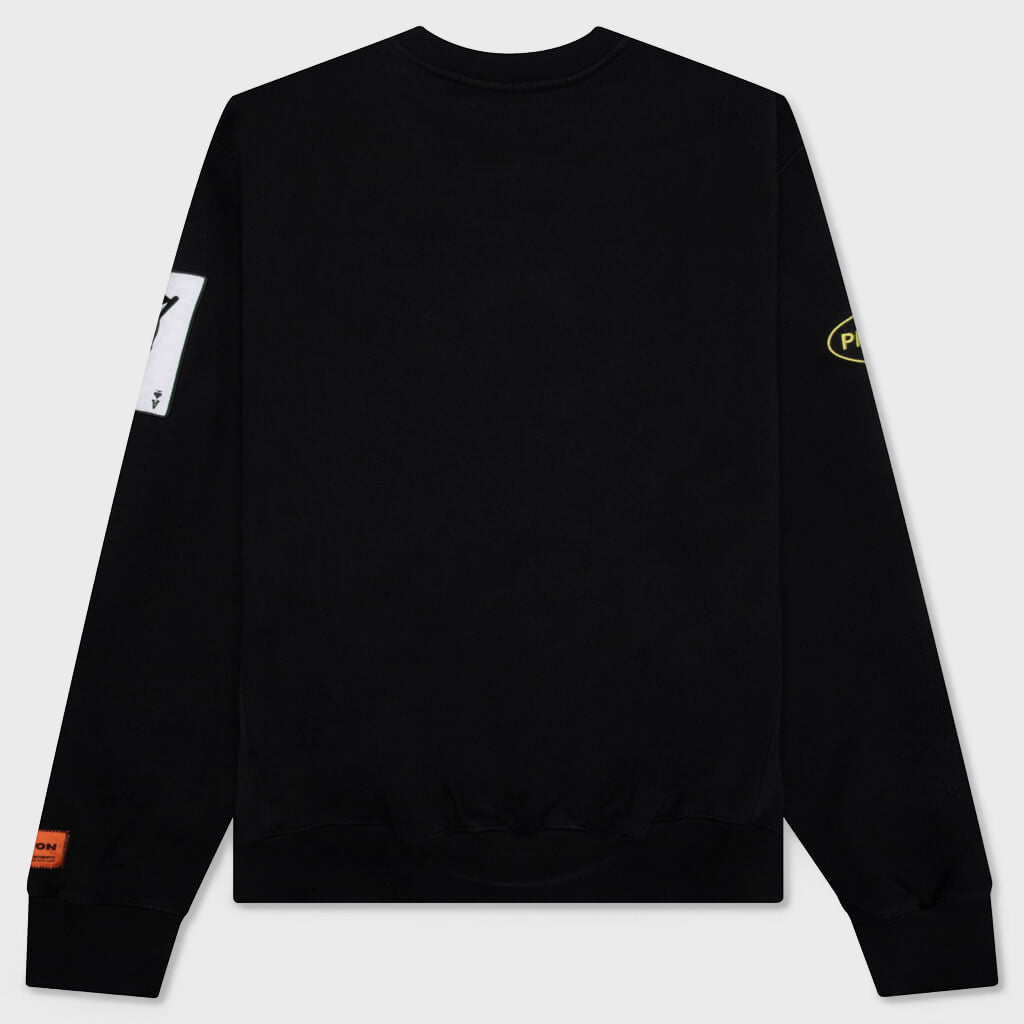 Preston Racing Crewneck - Black/White