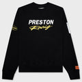 Preston Racing Crewneck - Black/White