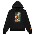 Split Herons Hoodie - Black/Orange