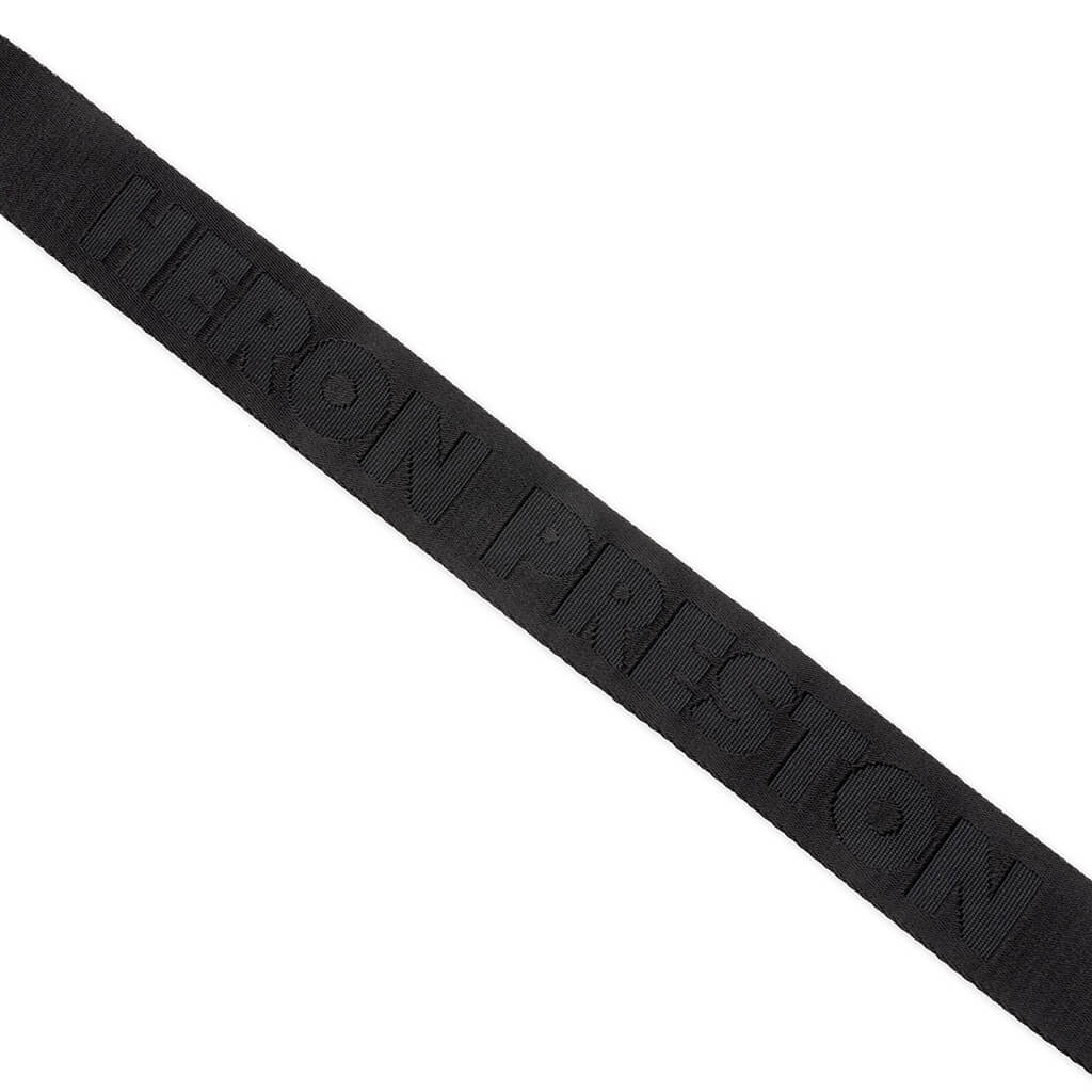 Tape Belt 4CM Classic Buckle - Black/Black