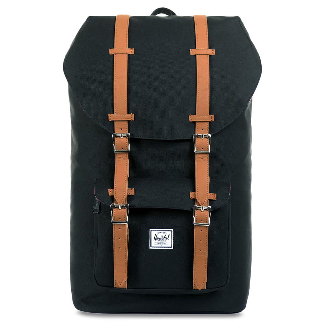 Little America Backpack - Black/Tan