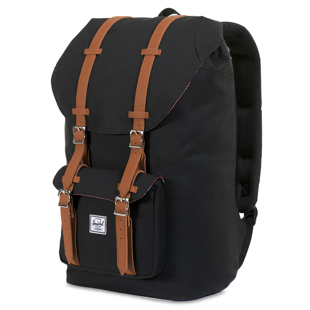 Little America Backpack - Black/Tan