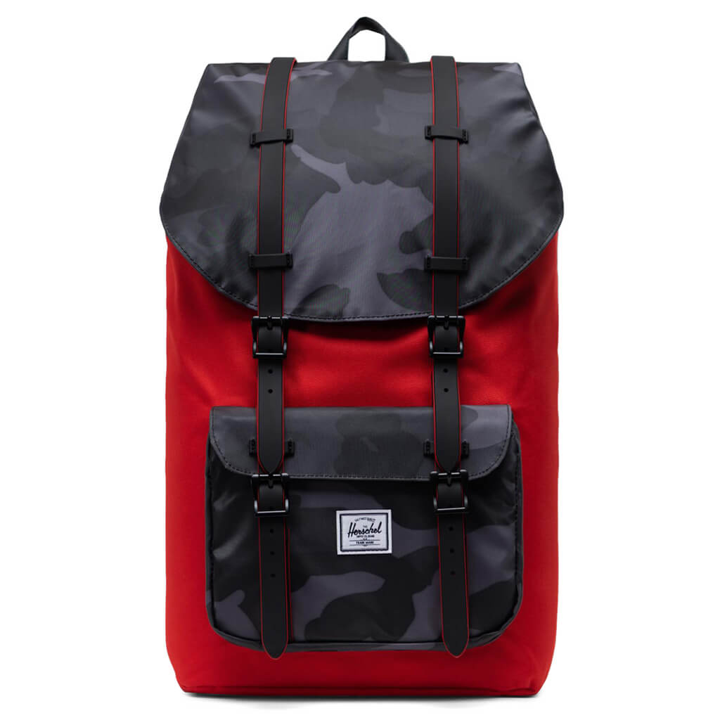 Little America Backpack - Fiery Red/Night Camo