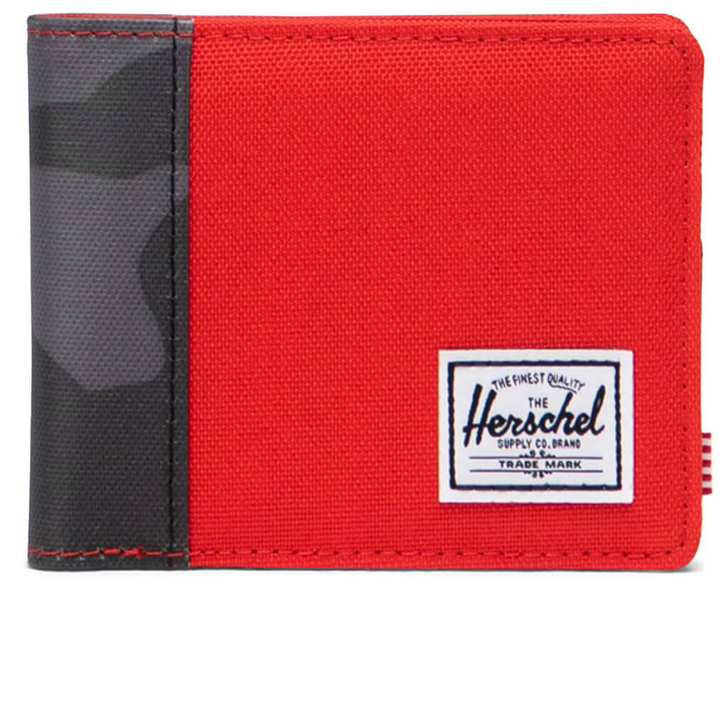 Roy RFID Wallet - Fiery Red/Night Camo