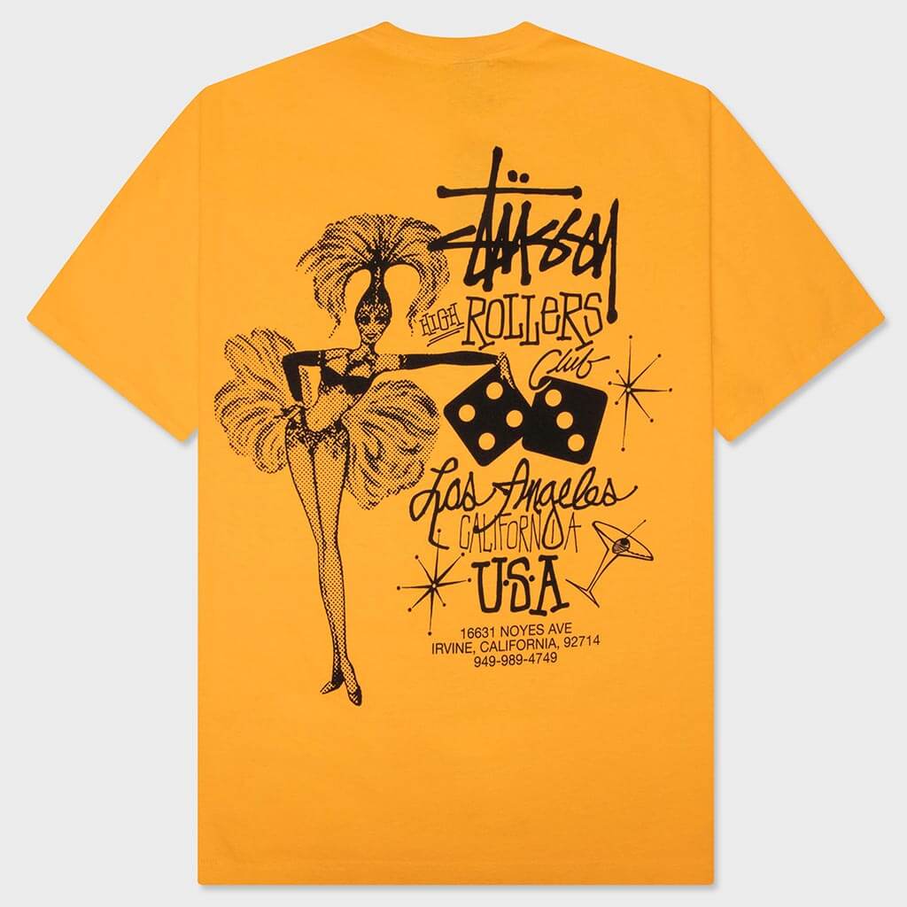 High Rollers Pigment Dyed Tee - Marigold