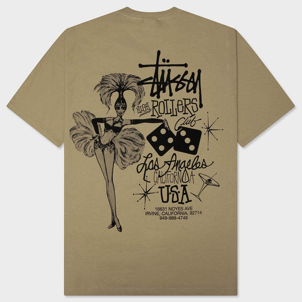 High Rollers Pigment Dyed Tee - Rock