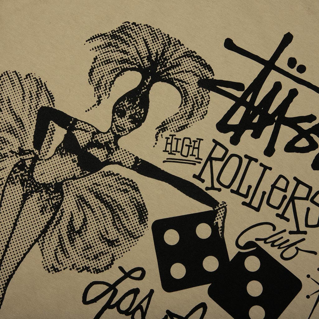 High Rollers Pigment Dyed Tee - Rock