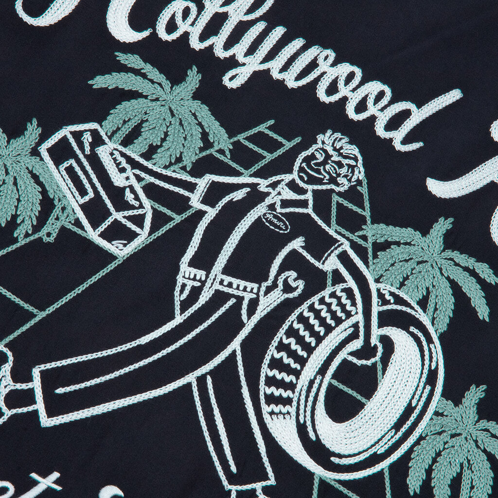 Hollywood Auto Bowling Shirt - Black