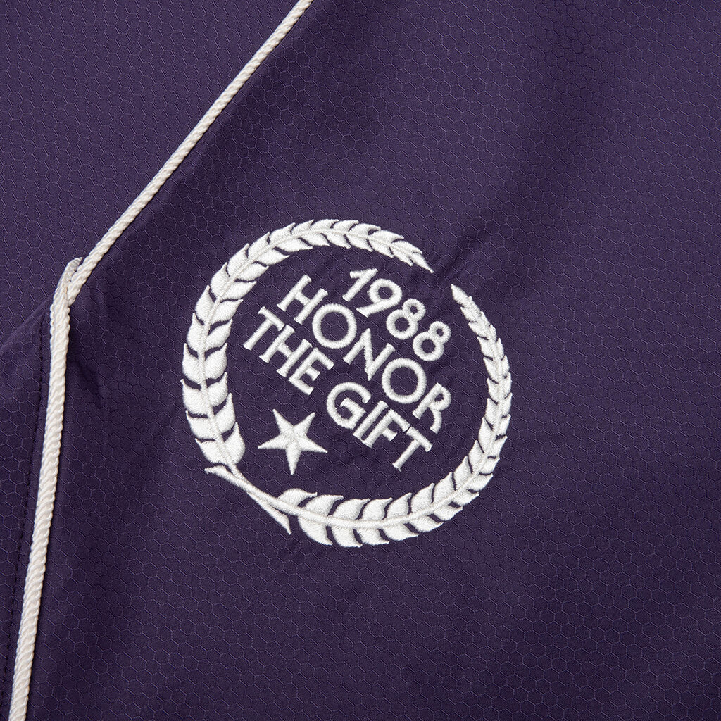 Honeycomb Ripstop Track Pant - Purple