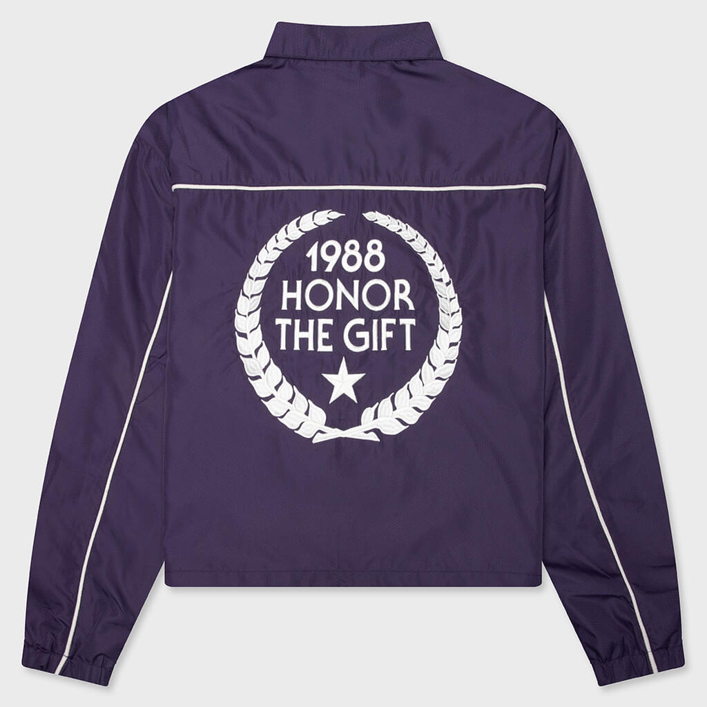 Honeycomb Track Jacket - Purple