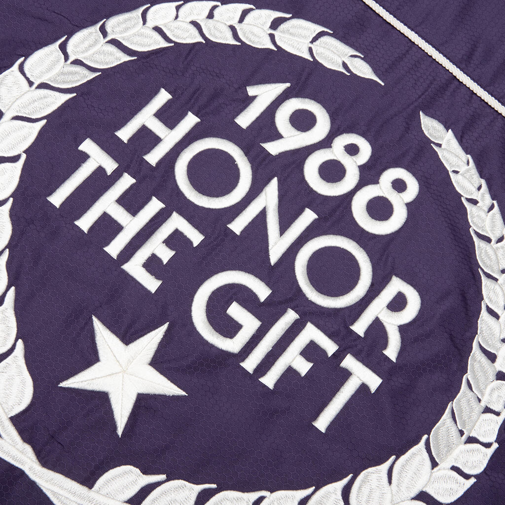 Honeycomb Track Jacket - Purple