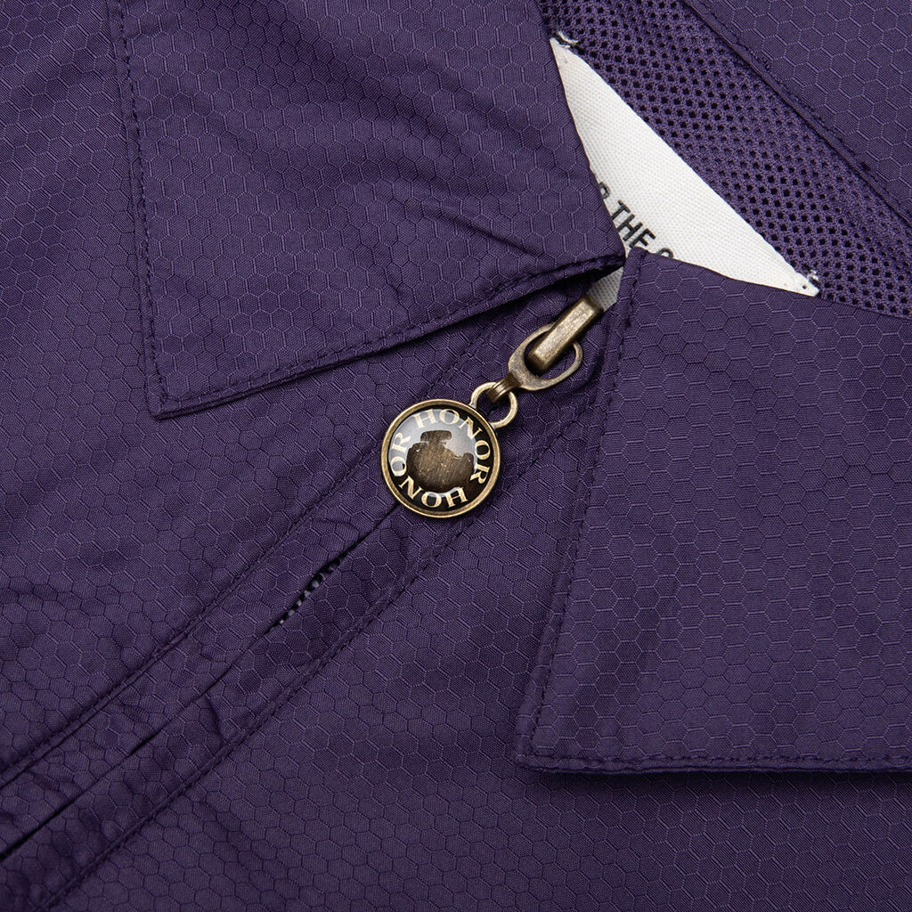 Honeycomb Track Jacket - Purple