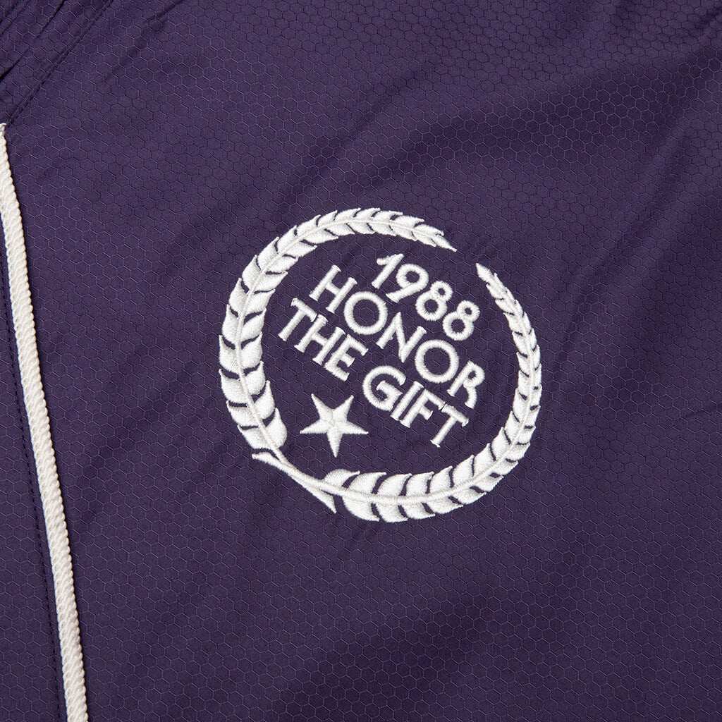 Honeycomb Track Jacket - Purple