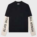Honor Double Sleeve Tee - Black