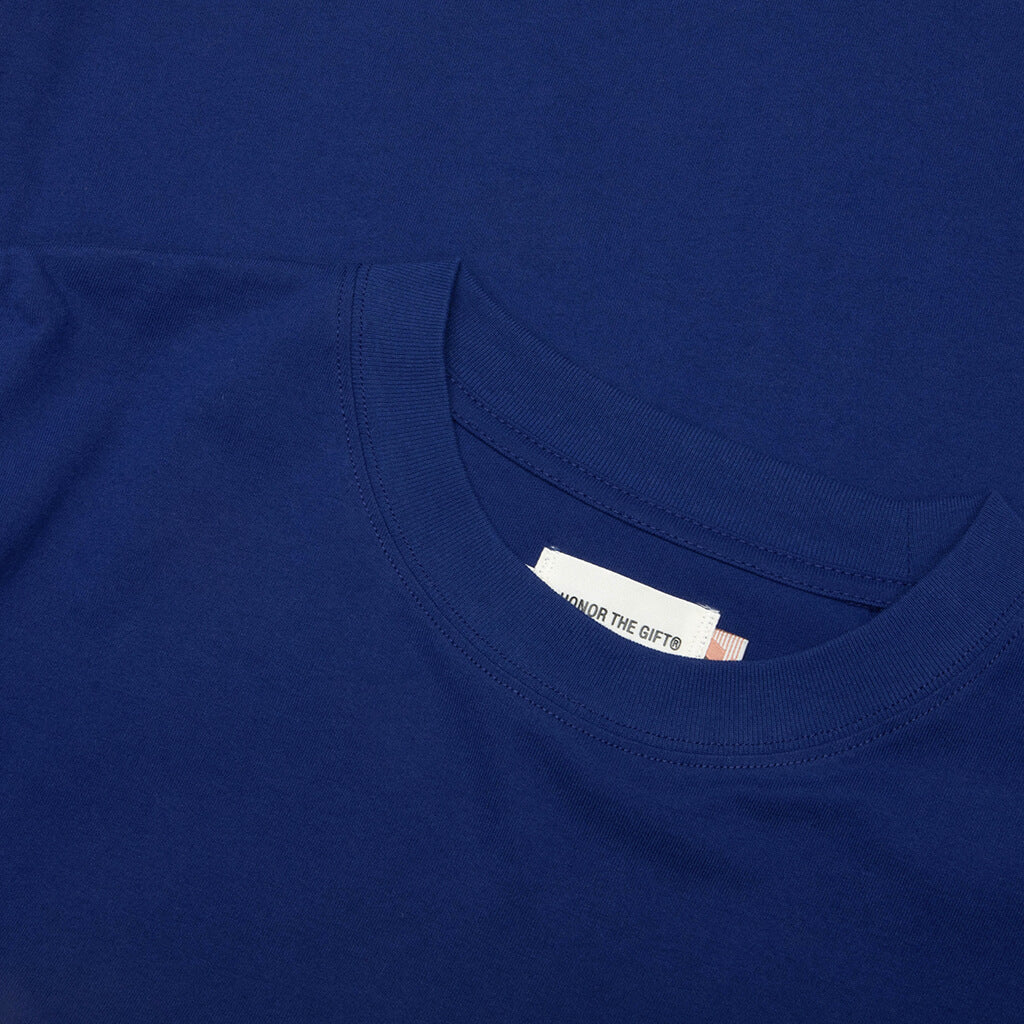 Honor Double Sleeve Tee - Royal Blue