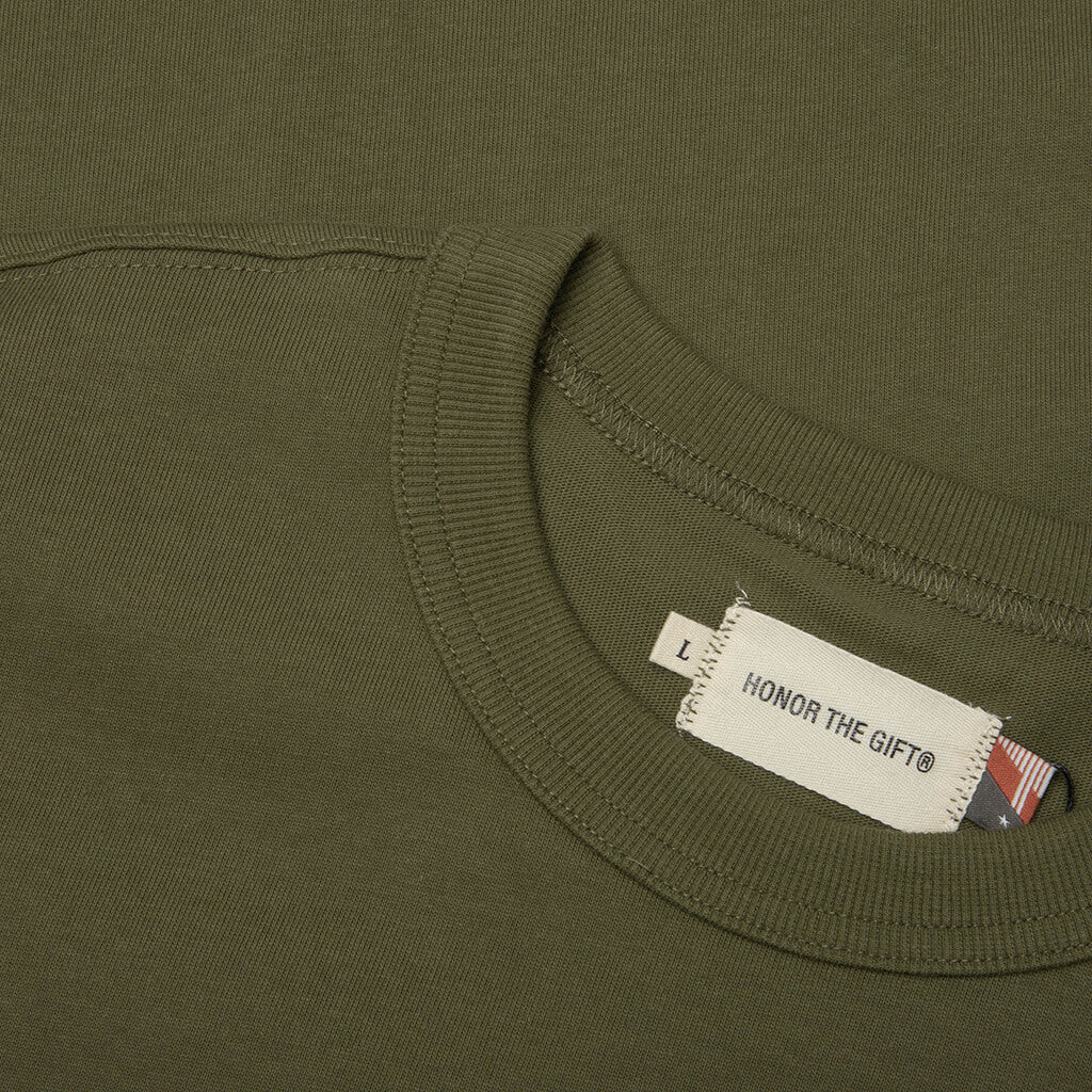 Honor The Roots Tee - Olive